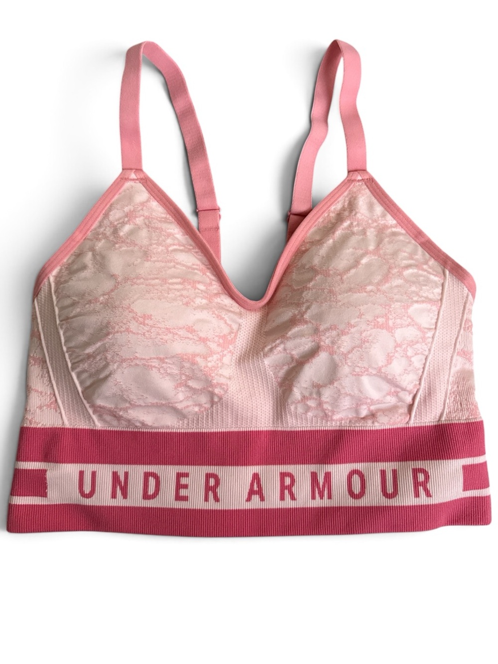 Under Armour UA Seamless Low Long Sports Bra – Women’s Size M